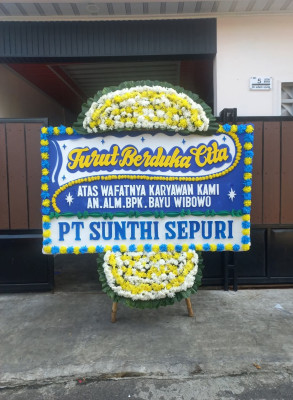Papan Bunga Duka di 15 Ulu